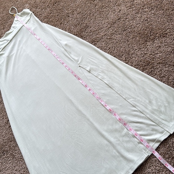 Aritzia Wilfred Dreamweaver Strappy Jersey Midi Dress Light Sage - Picture 10 of 12